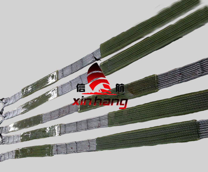 扁平加聚酯鋼絲繩